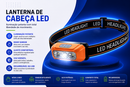 Lanterna Cabeça Led Premium Recarregavel Sensor Prova D'água