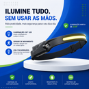 Lanterna de Cabeça Recarregável LED