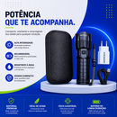 Lanterna Tática Profissional 6.500 Lúmens com estojo Premium